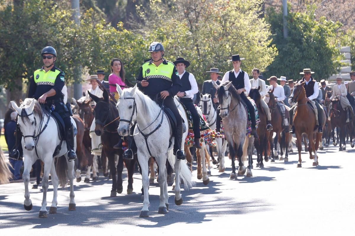 Cientos de caballistas y engances participan en la Marcha Hípica del 28-F en Córdoba