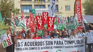 Los sindicatos califican de “éxito rotundo” la huelga en la sanidad pública en Málaga