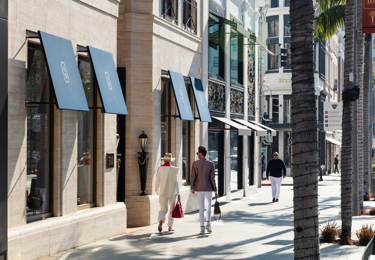 Calle Rodeo Drive en Beverly Hills