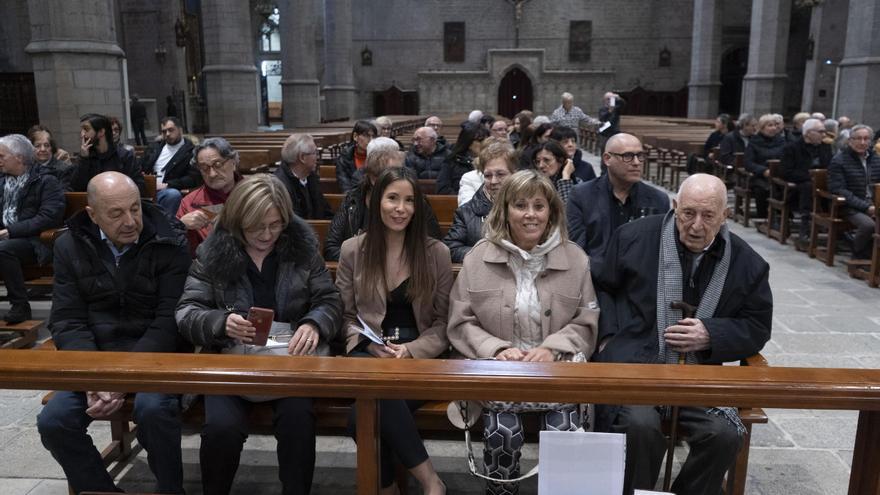 Homenatge a Pere Roca i Fius, &quot;decorador&quot;, per la seva dedicació a la basílica de la Seu