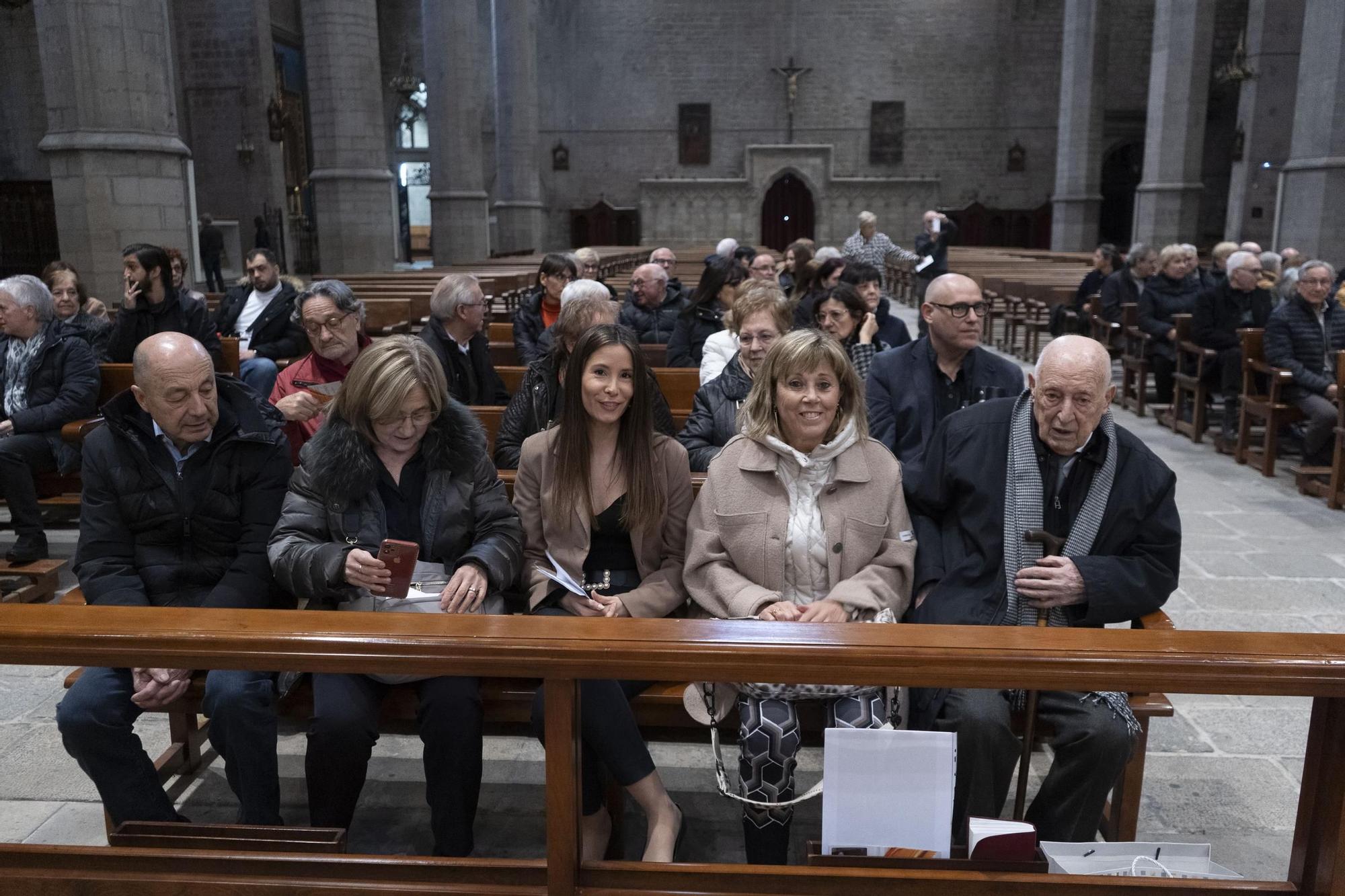 Homenatge a Pere Roca i Fius, "decorador", per la seva dedicació a la basílica de la Seu