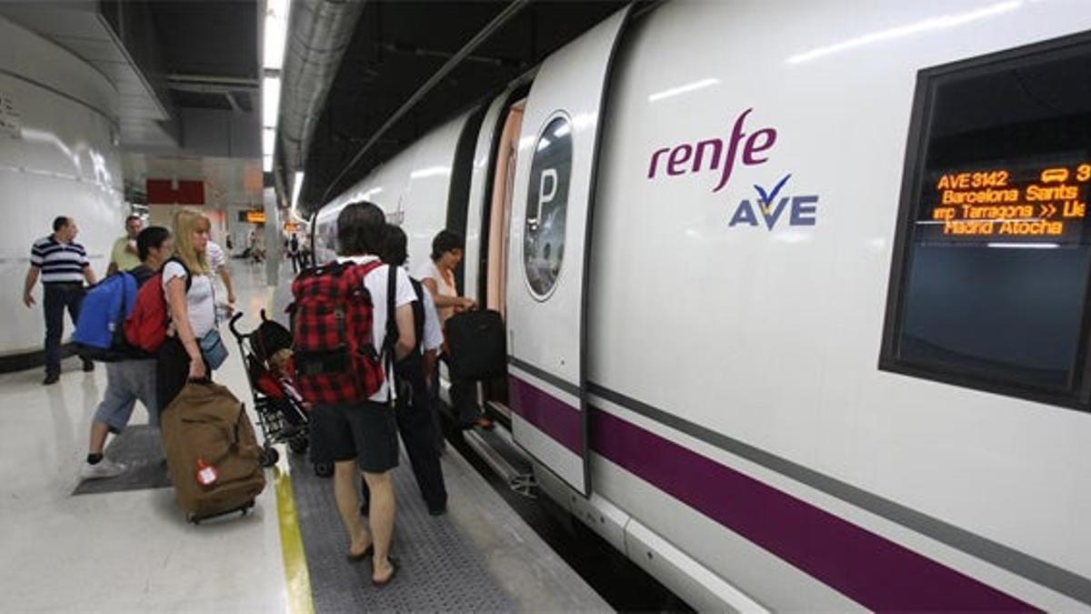Billetes last minute' de RENFE para el AVE al 50%