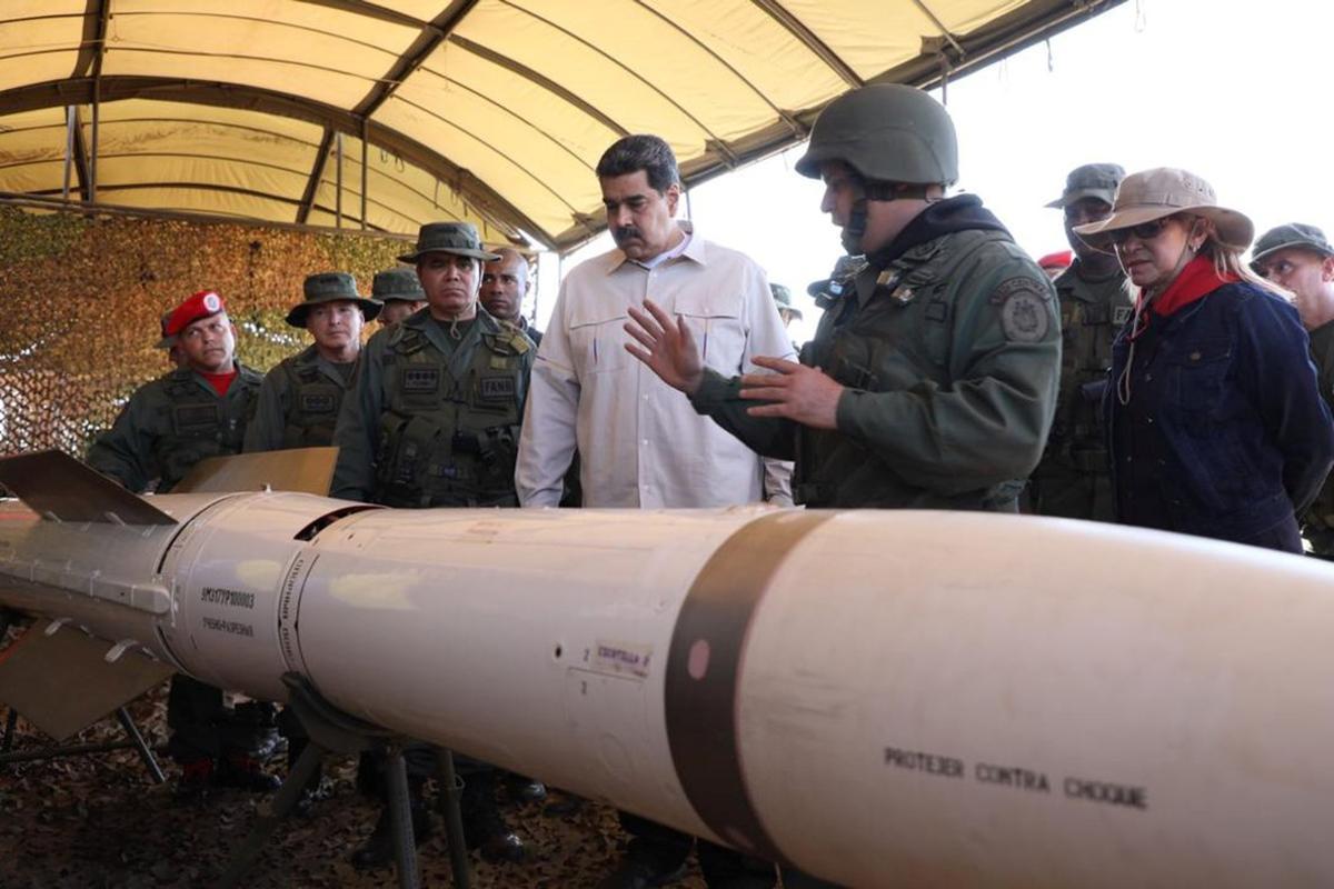 Venezuela s President Nicolas Maduro attends a military exercise in Charallave  Venezuela February 10  2019  Miraflores Palace Handout via REUTERS ATTENTION EDITORS - THIS PICTURE WAS PROVIDED BY A THIRD PARTY