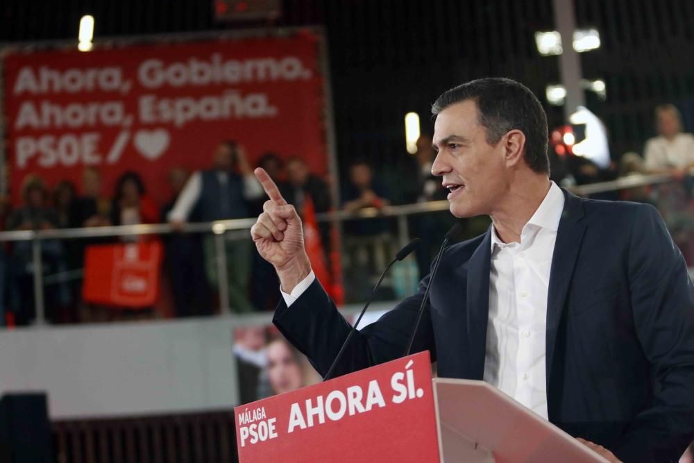 Mitin de Pedro Sánchez en Torremolinos en la campaña del 10-N.