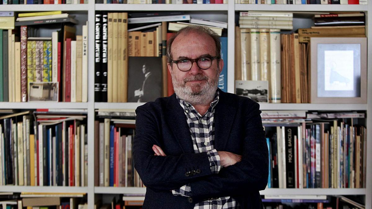 Manuel Borrás es uno de los responsables de Pre-Textos, la editorial valenciana que hasta ahora había publicado a Louise Glück. | EDUARDO RIPOLL