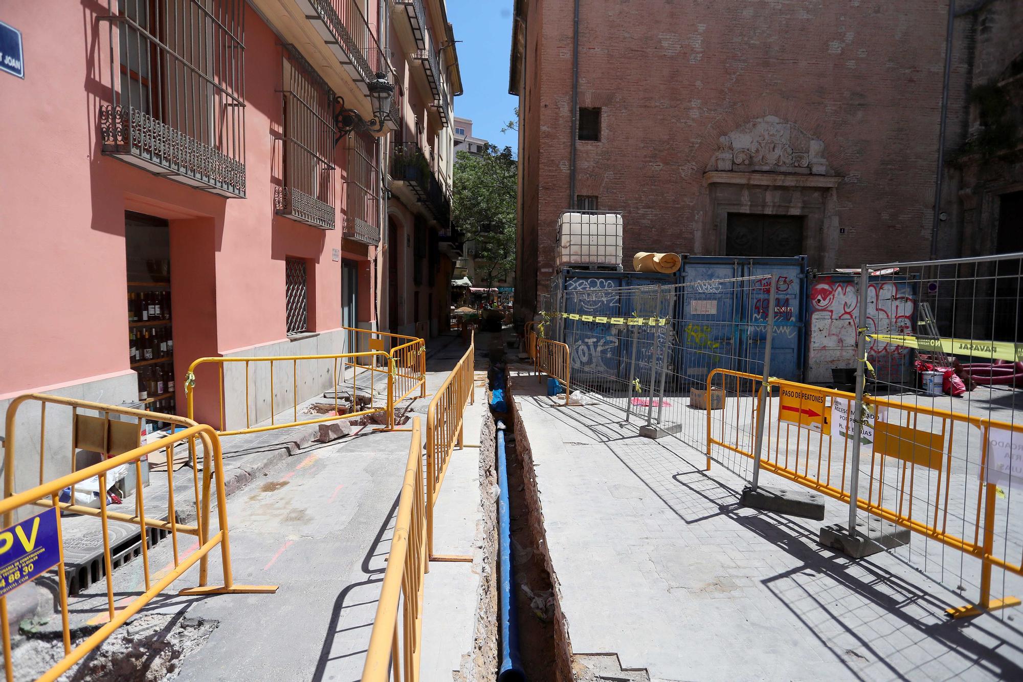 Así avanzan las Obras de la Plaza de Brujas