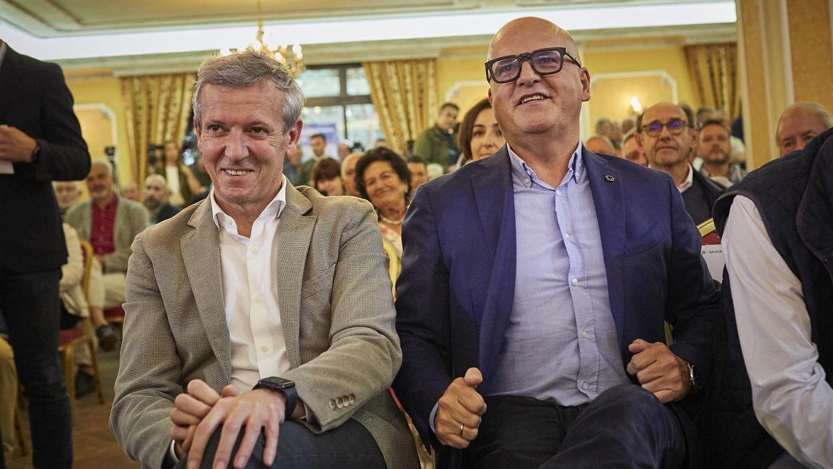 Alfonso Rueda y Manuel Baltar, esta tarde en un acto electoral