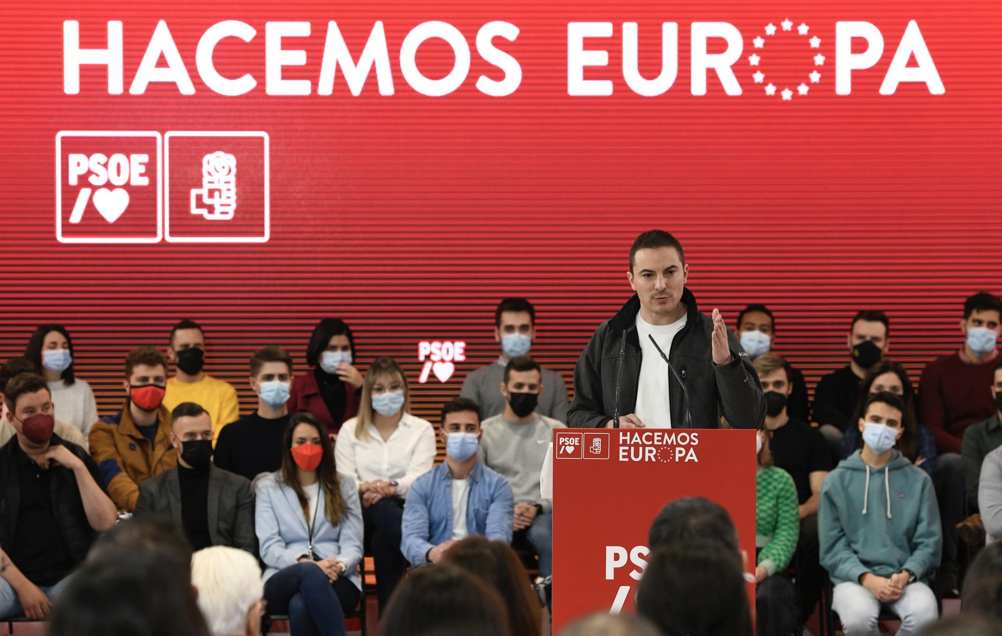 Acto del PSOE en Madrid