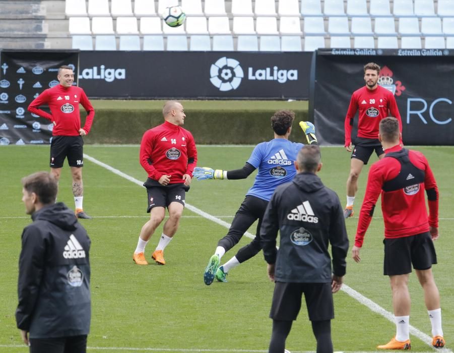 Último entrenamiento del Celta antes de vsitar el Bernabéu // Alba Villar