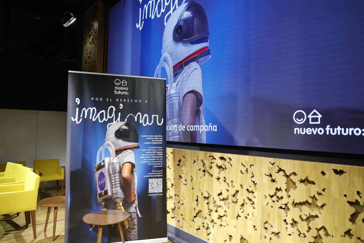 La entidad Nuevo Futuro presenta la campaña 'Por el derecho a imaginar', en una jornada donde se analizarán datos sobre la infancia y juventud en protección que viven en sus hogares con testimonios de jóvenes que han vivido en ellos.