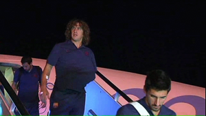 El retorn de Puyol a Barcelona.