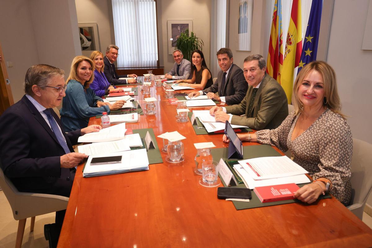 Un momento del pleno del Consell de este martes.