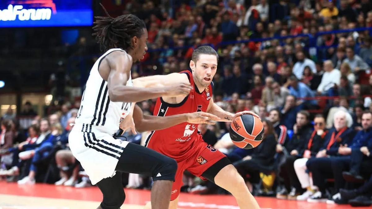 En el Armani Milan está promediando siete puntos y 20 minutos de juego