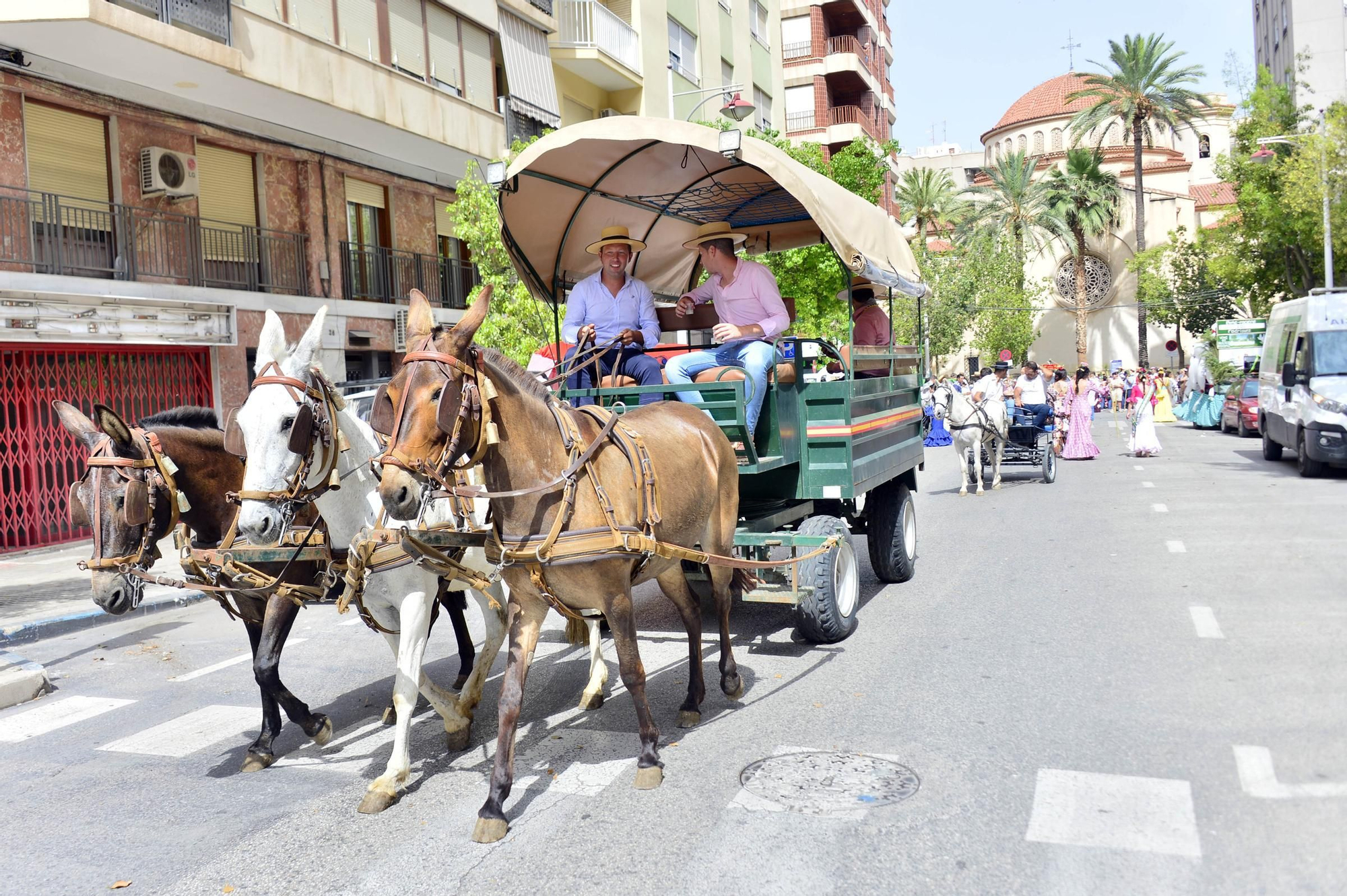 Salida de La Romería del Rocío