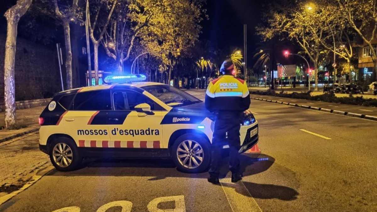Un control dels Mossos d'Esquadra, en una imatge d'arxiu.