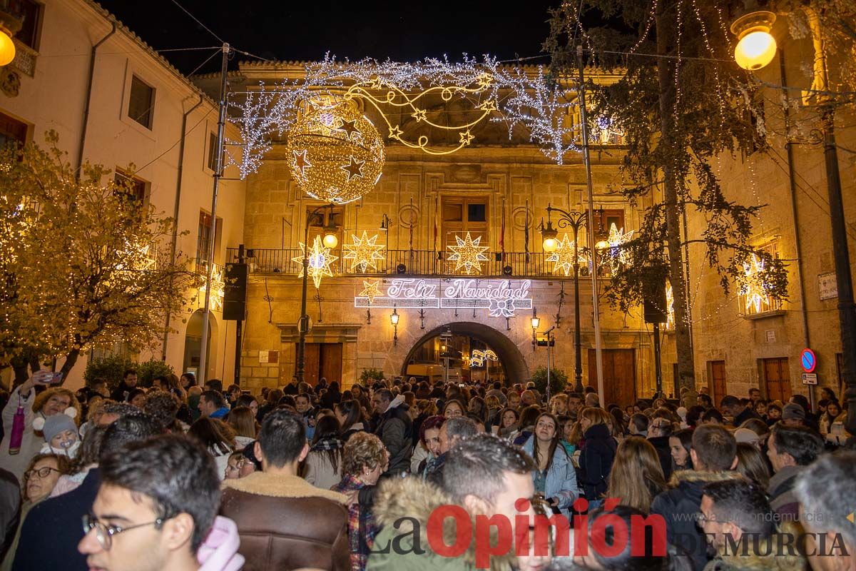 Encendido de luces de Navidad en Caravaca