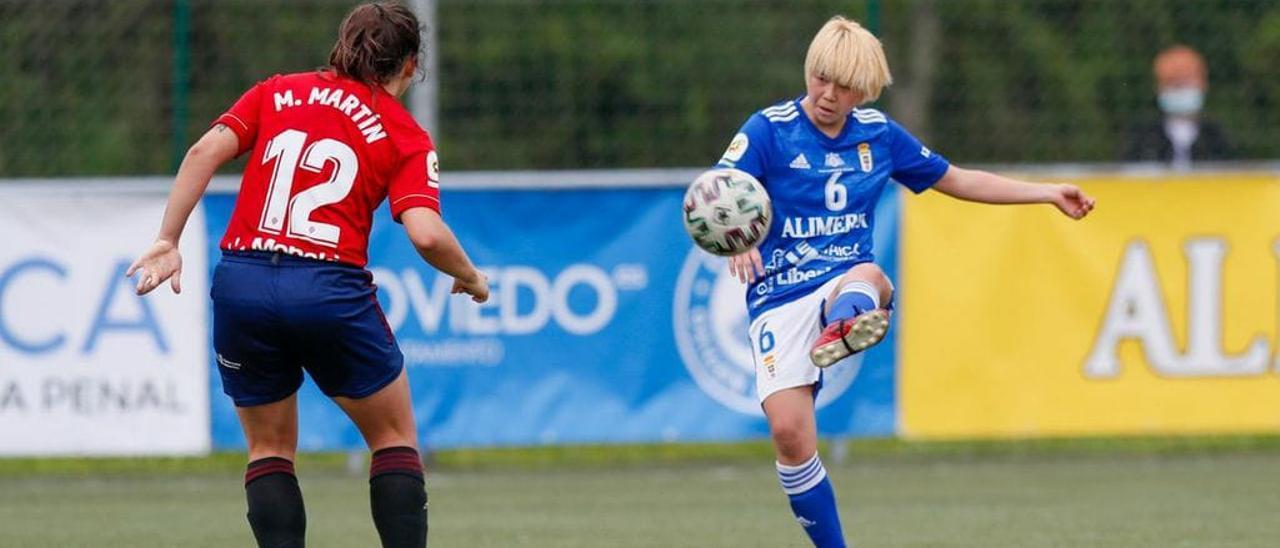 Yuki, en el partido ante el Osasuna en el que fue insultada