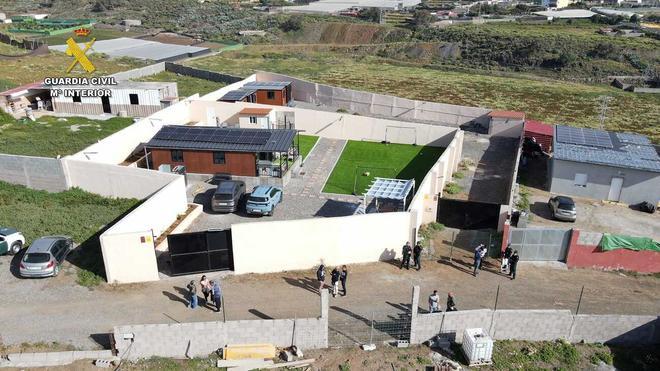Construcciones ilegales en Lomo Caleta, en Telde