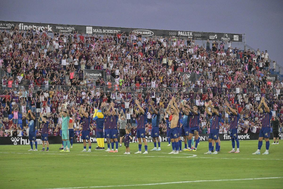 Victoria de Primera del Eldense ante el Almería (1-0)