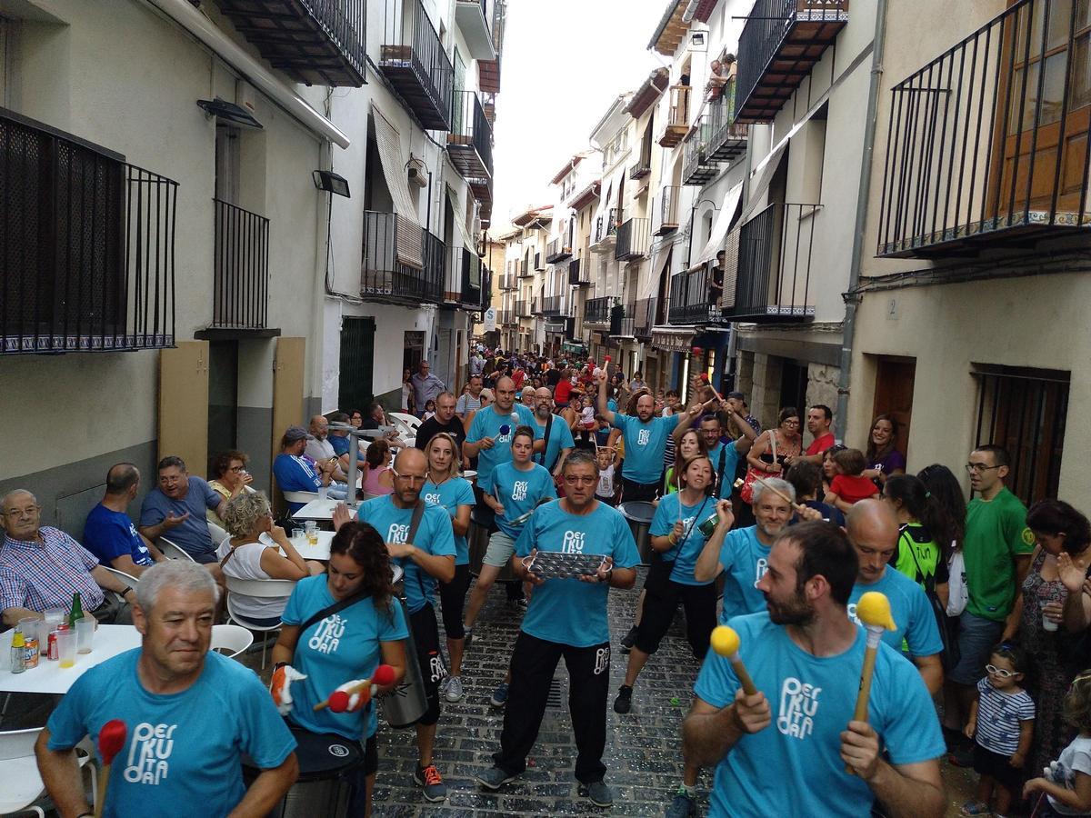Foto de archivo de un acto de las fiestas de agosto de Morella.
