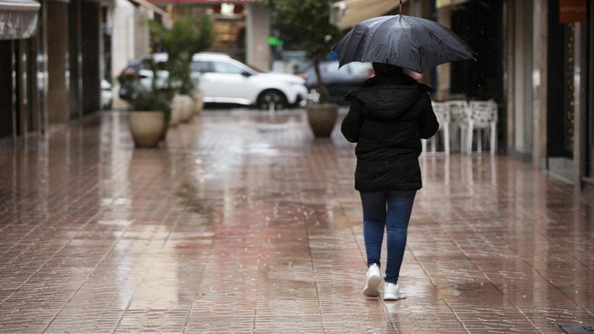 La lluvia en Ibiza.
