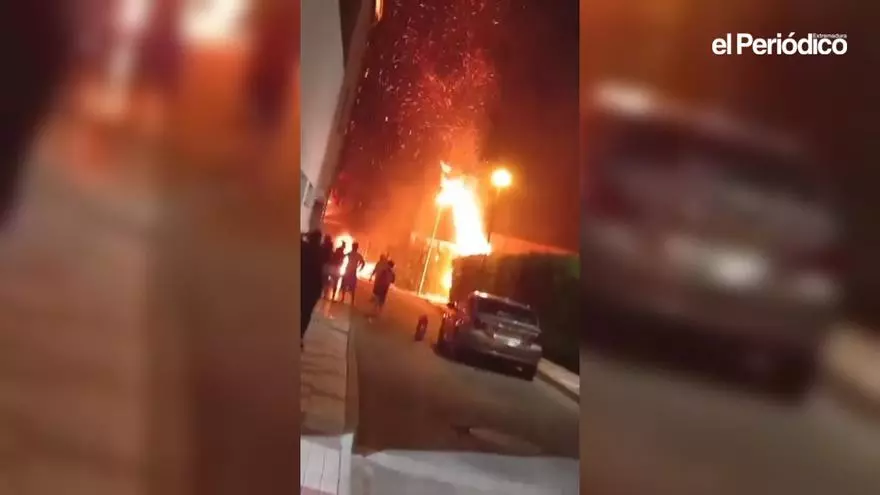 Vídeo | Así ha sido el incendio en la residencia de Arroyo de San Serván