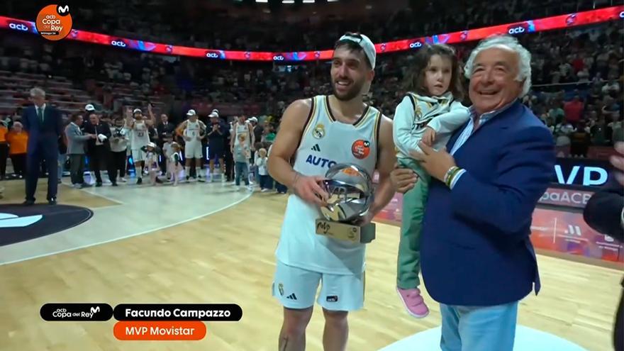 Campazzo, MVP Movistar de la final de la Copa