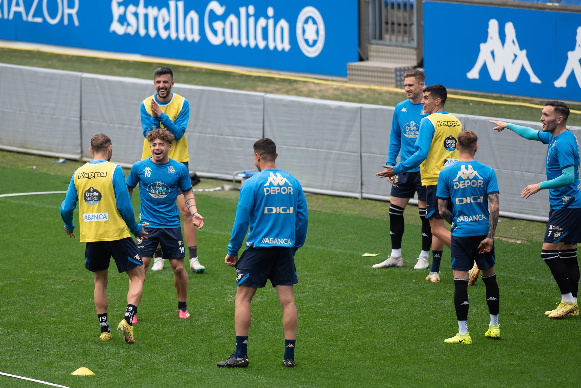 El Dépor prepara en Riazor el partido de Córdoba