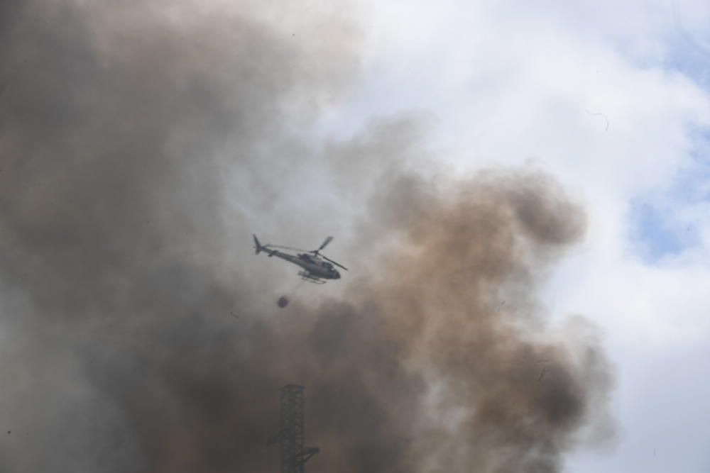 Incendio forestal en As Rañas