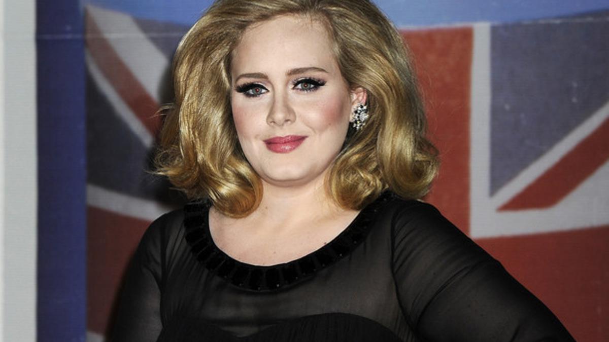 Adele, en los premios Brit, en Londres, el pasado febrero.