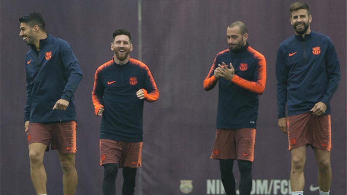 El FC Barcelona preparó el partido ante el Levante