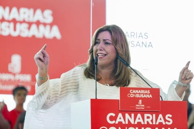 SUSANA DÍAZ EN ACTO PSOE CANARIAS