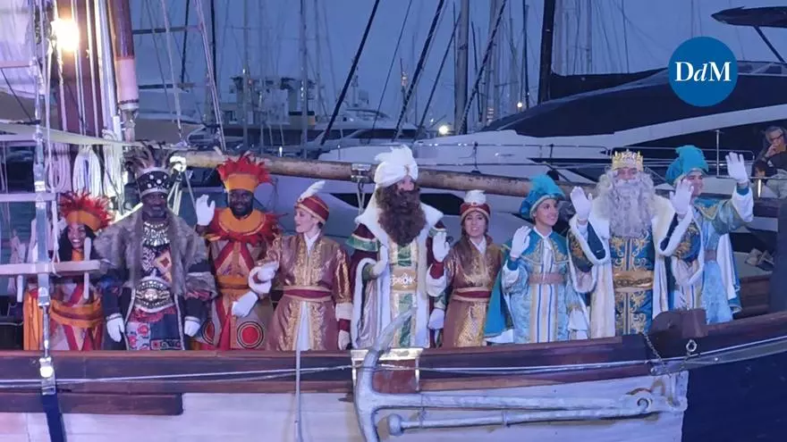 VÍDEO | La ilusión echa a andar en Palma con la llegada de los Reyes Magos