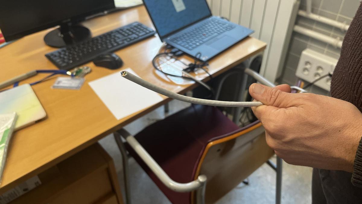 Imagen de los desperfectos causados en el centro escolar de Nules.