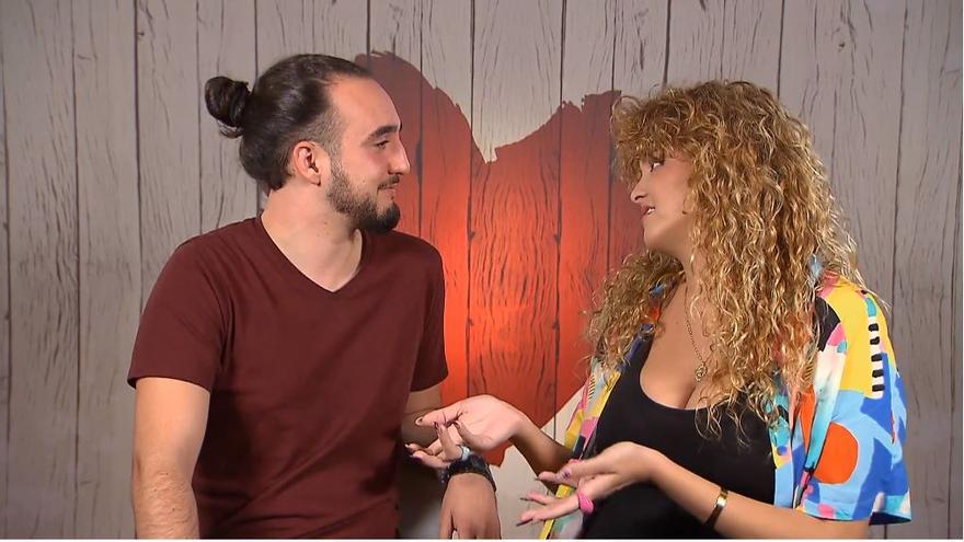 Mar y Rodrigo durante su encuentro en First Dates. Los dos confesaron que repetirían