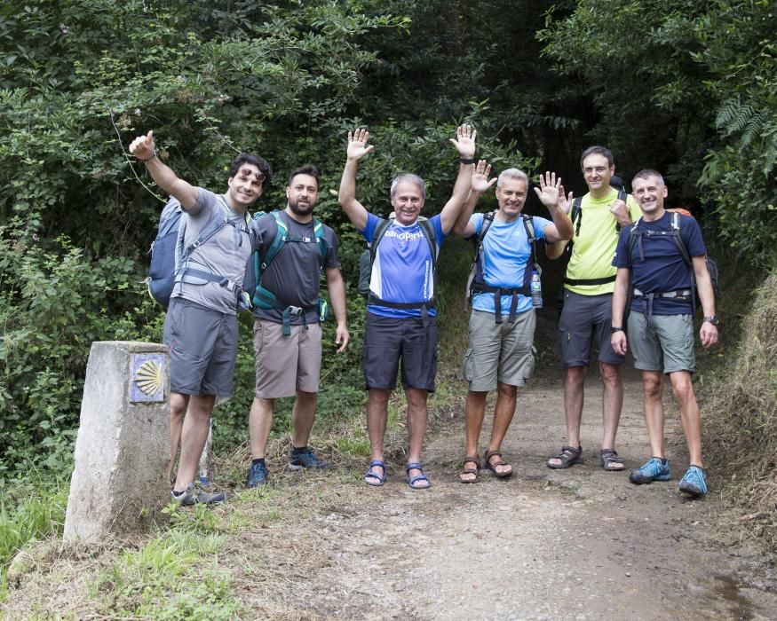 Peregrinos del Camino De Santiago, primer tramo de