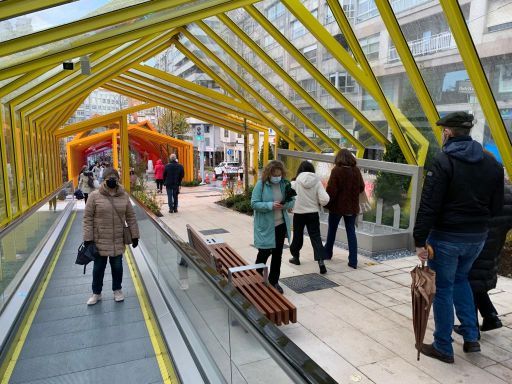 Las rampas de Gran Vía, el objetivo de turistas