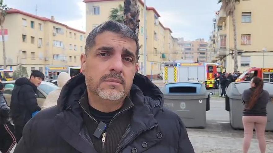 Lisardo Gabarre, presidente de la asociación de vecinos del barrio Miguel Hernández