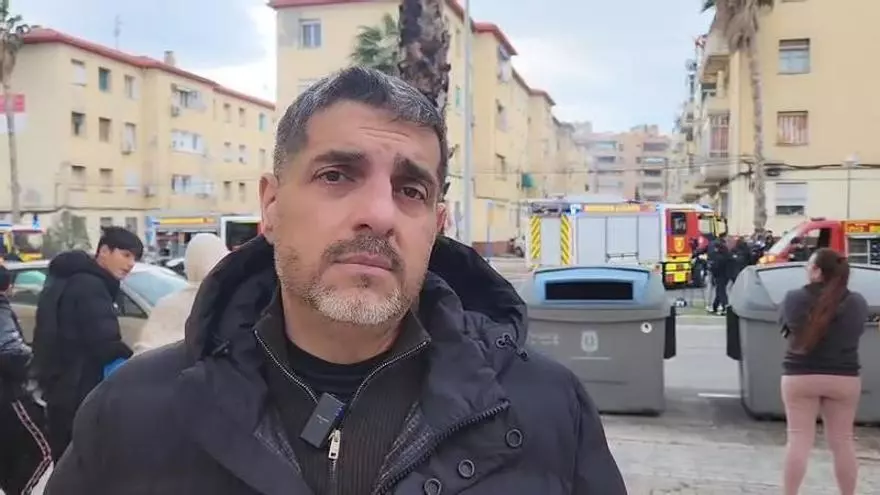 Lisardo Gabarre, presidente de la asociación de vecinos del barrio Miguel Hernández