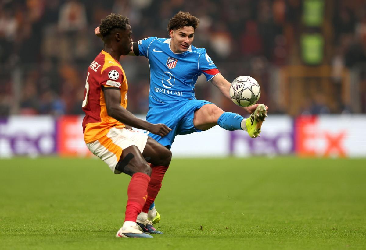 Champions: Galatasaray - Atlético de Madrid, en imágenes