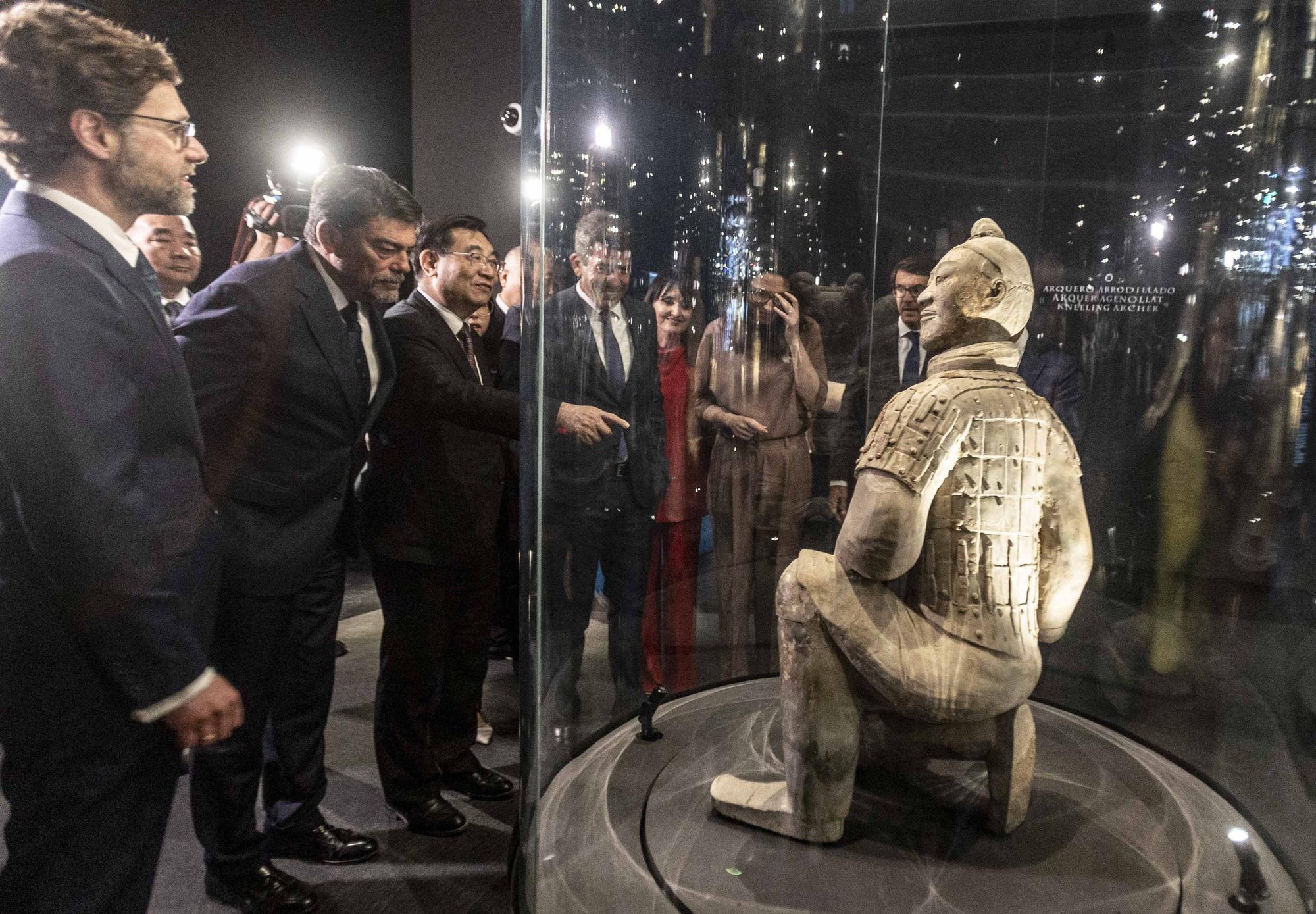 La inauguración de la exposición El legado de las dinastías Qin y Han. Los guerreros de Xian