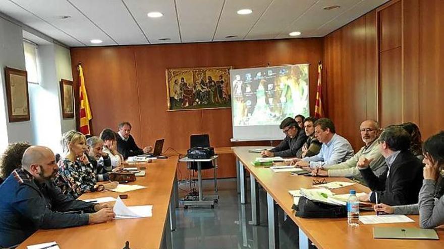 La reunió de la taula de treball Camins de Cerdanya, a Puigcerdà