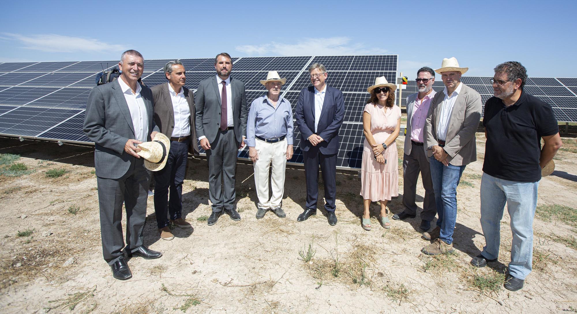 La primera planta solar de la cooperativa eléctrica de Catral ve la luz después de tres años