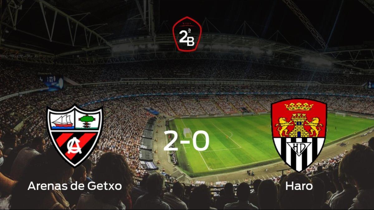 Tres puntos para el equipo local: Arenas de Getxo 2-0 Haro Deportivo