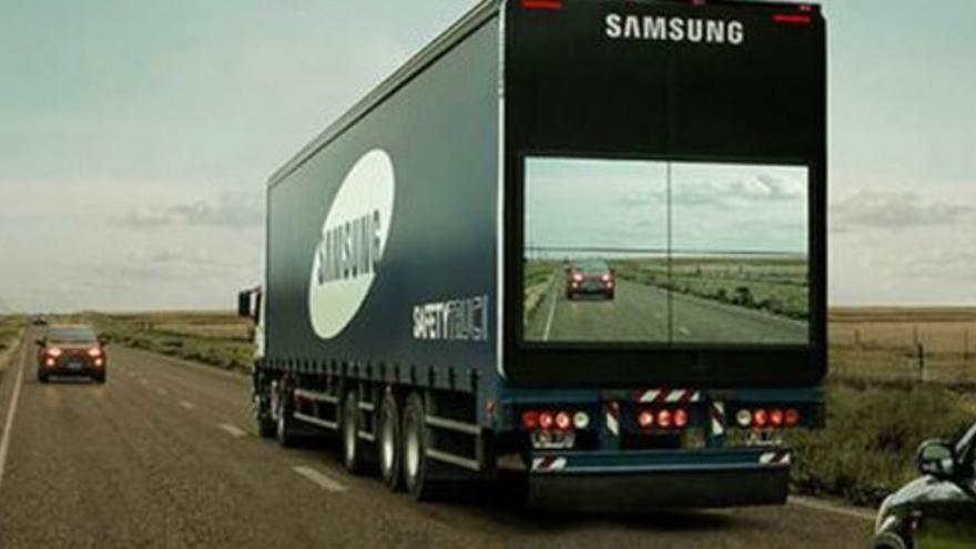 &#039;Samsung Safety Truck&#039; , el camión que evita accidentes al adelantar