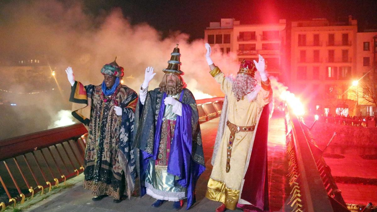 Els Reis d'Orient a Girona, en una imatge d'arxiu.