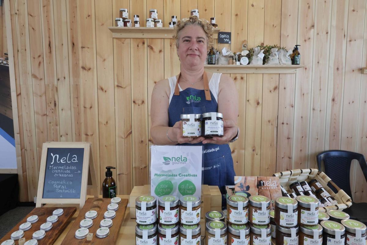 Silvia Garriga la co-líder de Nela Gourmet, un proyecto gallego de alimentación y cosmética con plantas y recursos agroforestales