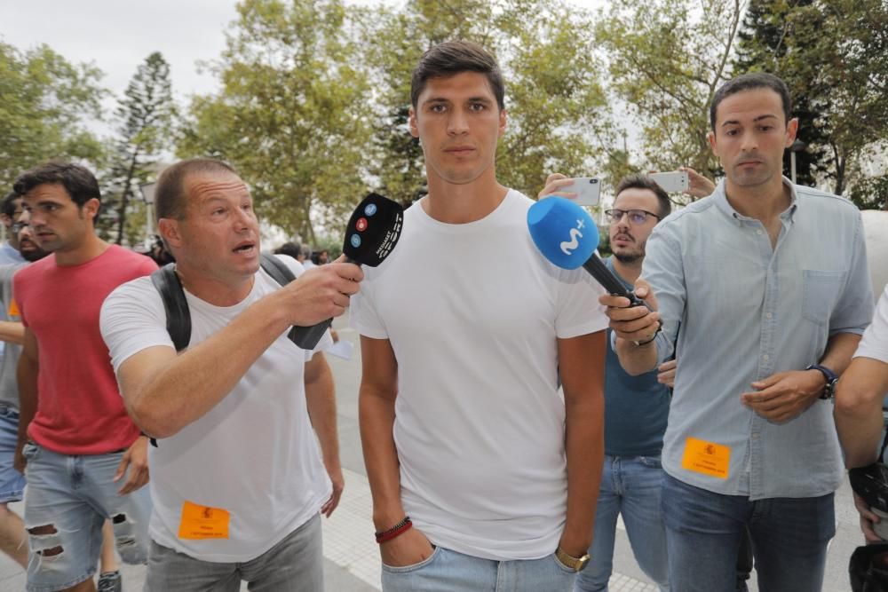 Rafa Jordá llega a la Ciutat de la Justicia acusado por el amaño del Levante-Zaragoza