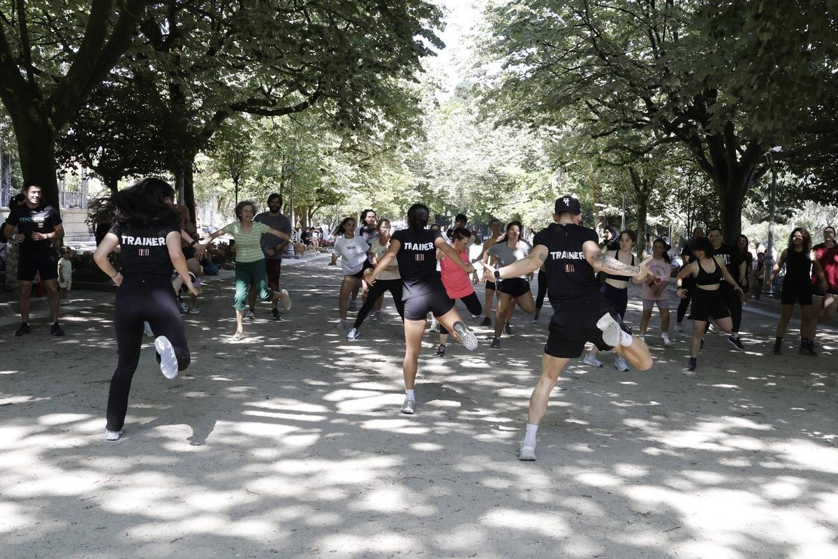 Algunos de los vecinos que concurrieron al evento ayer