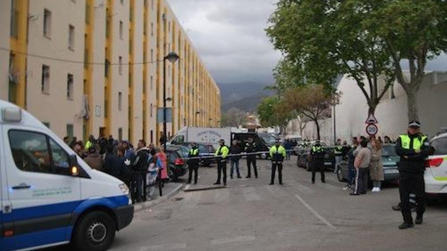 La calle en la que se produjo el asesinato.